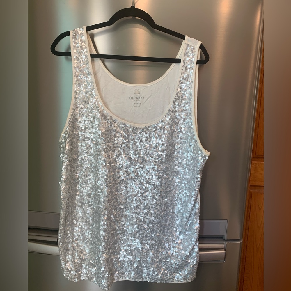 OLD NAVY Plus Size Sequin tank XXL